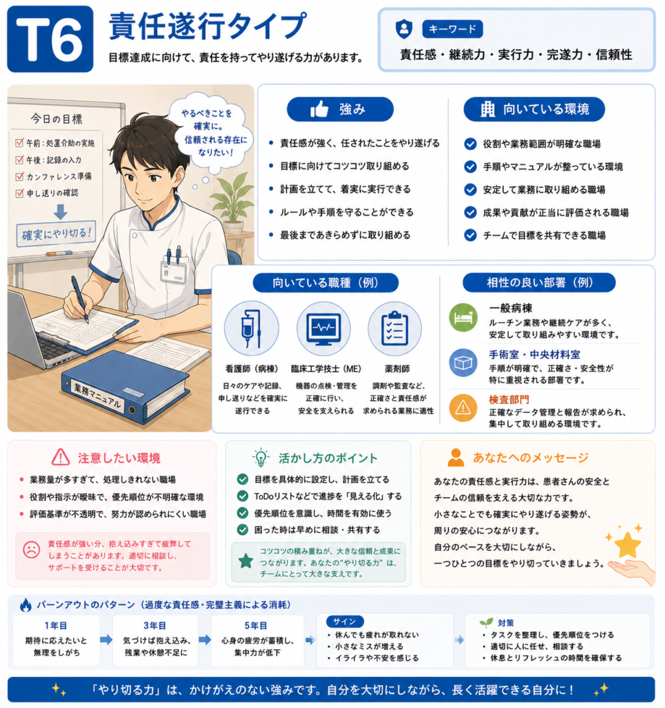 T6 責任遂行タイプ